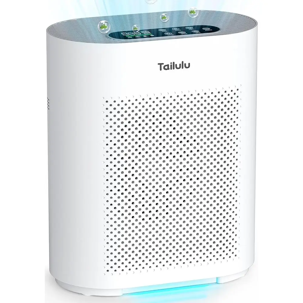 

Очиститель воздуха H14 HEPA с монитором PM2.5 для больших помещений площадью до 2200 кв. футов, удаляет дым, шерсть домашних животных, пыль, запахи, пыльцу, шум.