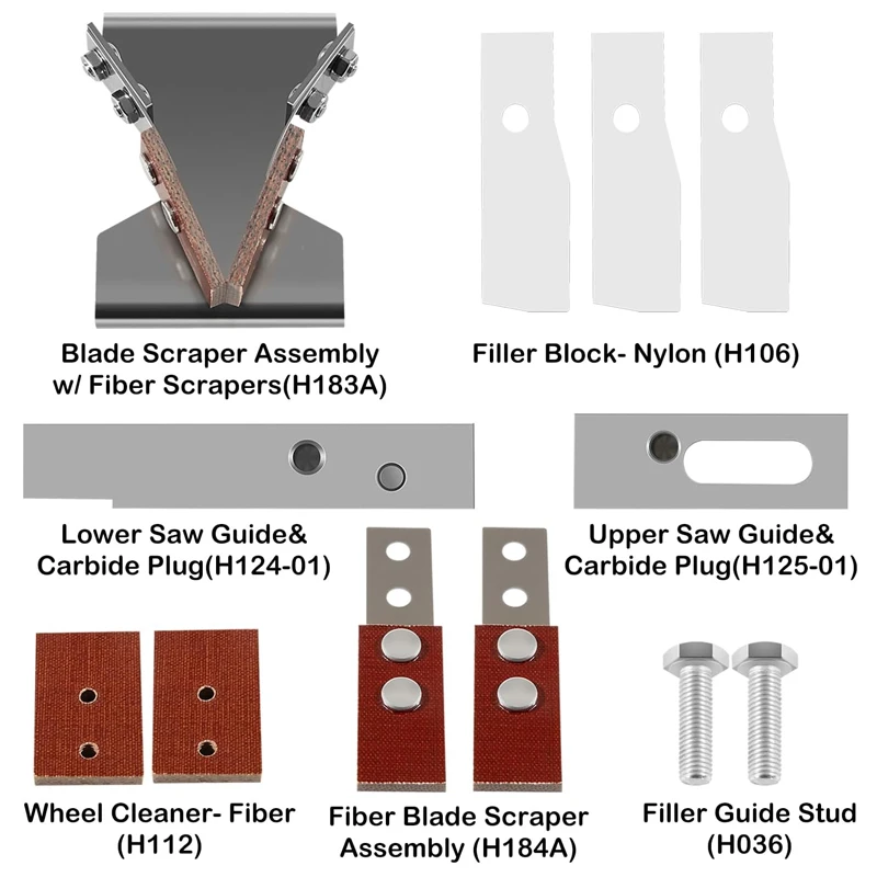 

Replacement M-71368, A-101928, 123886 Meat Band Saw Repair Kit for Hobart 5701, 5801, 6614, 6801 Models