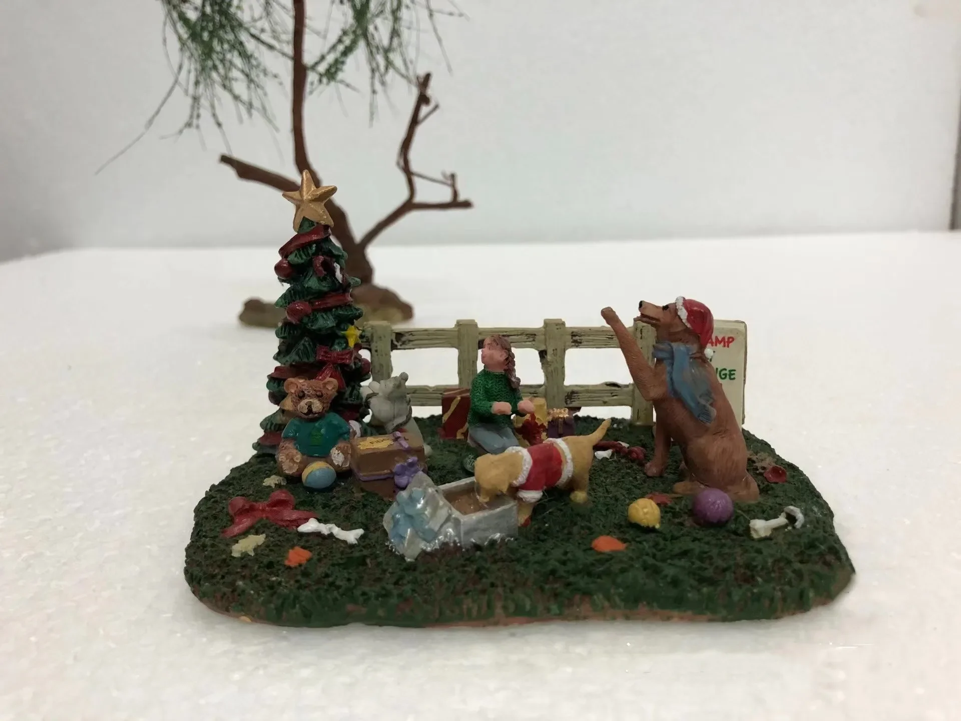 

Resin Figure Mental Psychological Sand Table Christmas Gifts Decoration Figurines Window Scenery Decoration Children Gifts