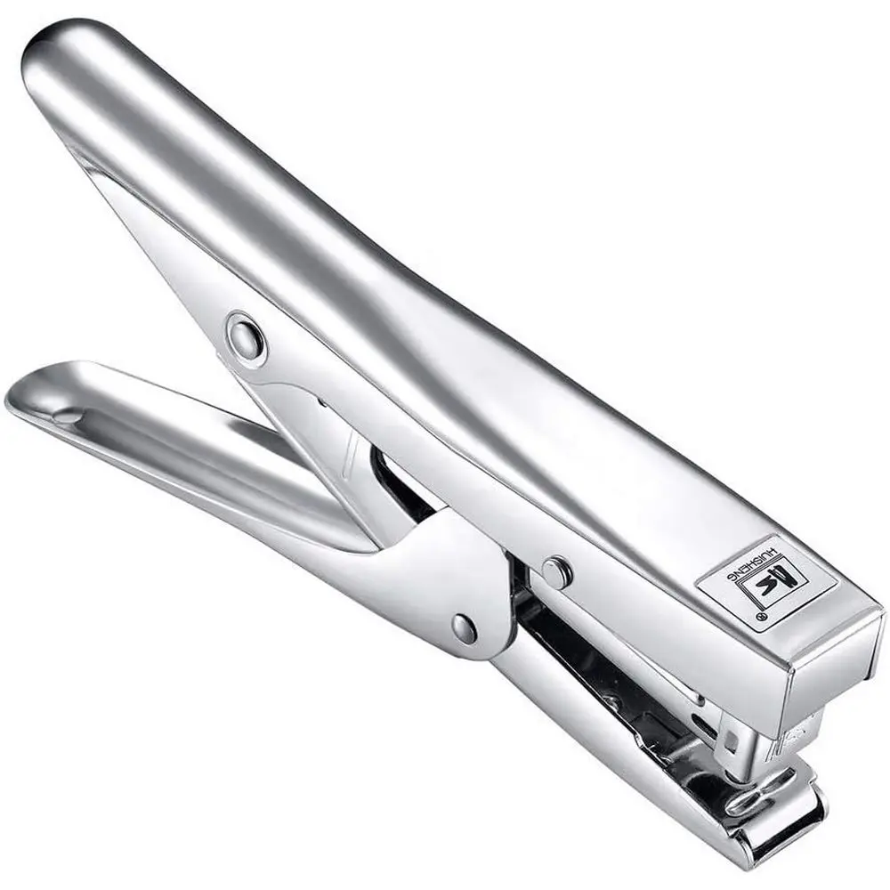 

Heavy-Duty Handheld 20-Sheet Stapler with 1000 Staples and Staple Remover, Silver