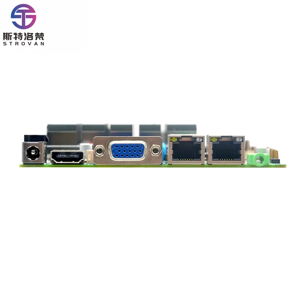 OEM ODM Factory Processor  J1900 DDR3 8G HD VGA LVDS Display SATA 2 LAN Fanless Industrial Nano Motherboard
