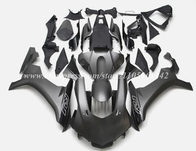 4Gifts New ABS Motorcycle Full Fairings Kit Fit For YAMAHA R1 2015 2016 2017 2018 2019 Bodywork Set Custom Black Matte