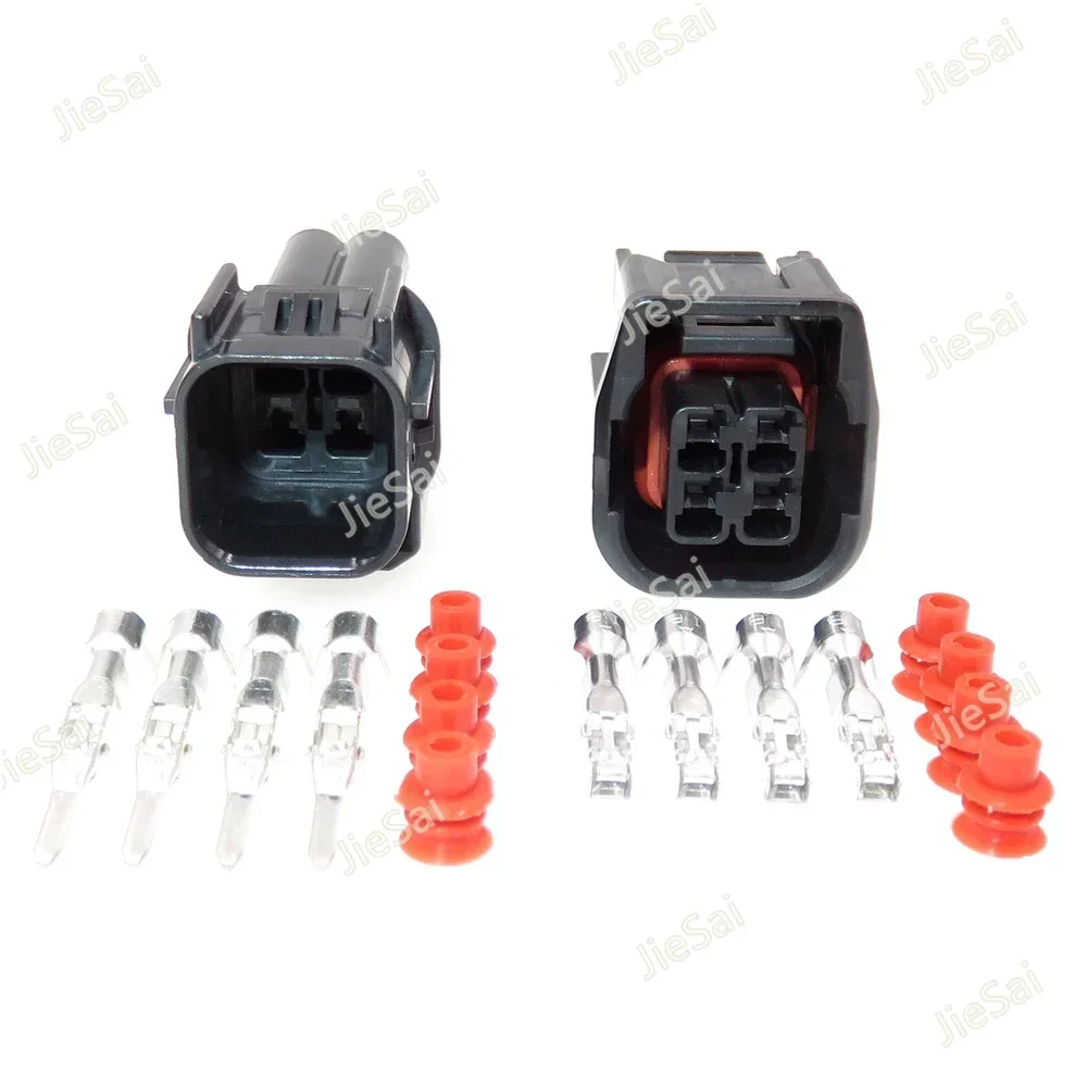 4 Pin 2 Series Automobile Wiring Harness Connector 6181-3783 Headlight LED Tail Light Socket For Honda 6189-7409