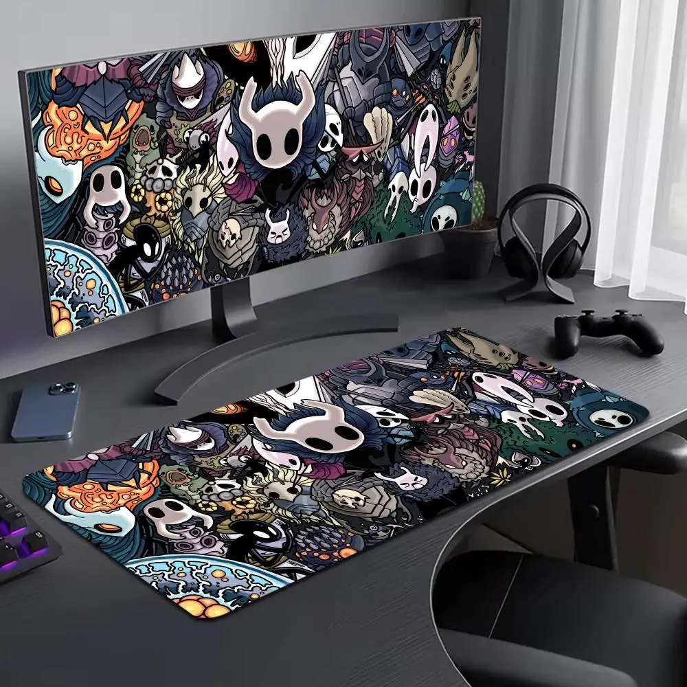 

Hollow Knight Mouse Pad Large Computer Mouse Pad Office Accessories XXL Pc Gamer Non-slip Deskmat Mousepad Keyboard Rubber Game