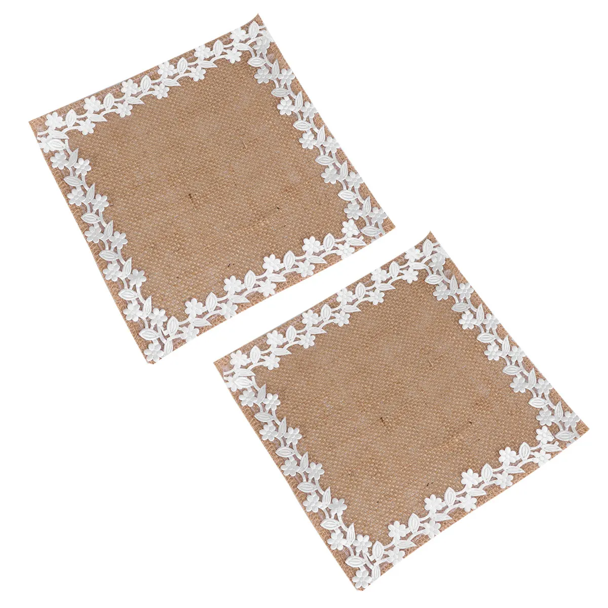 

2pcs Mats Western Food Mat For Food Cuisine Pad American Style Placemat Vintage Butterfly Flower Tableware Pad