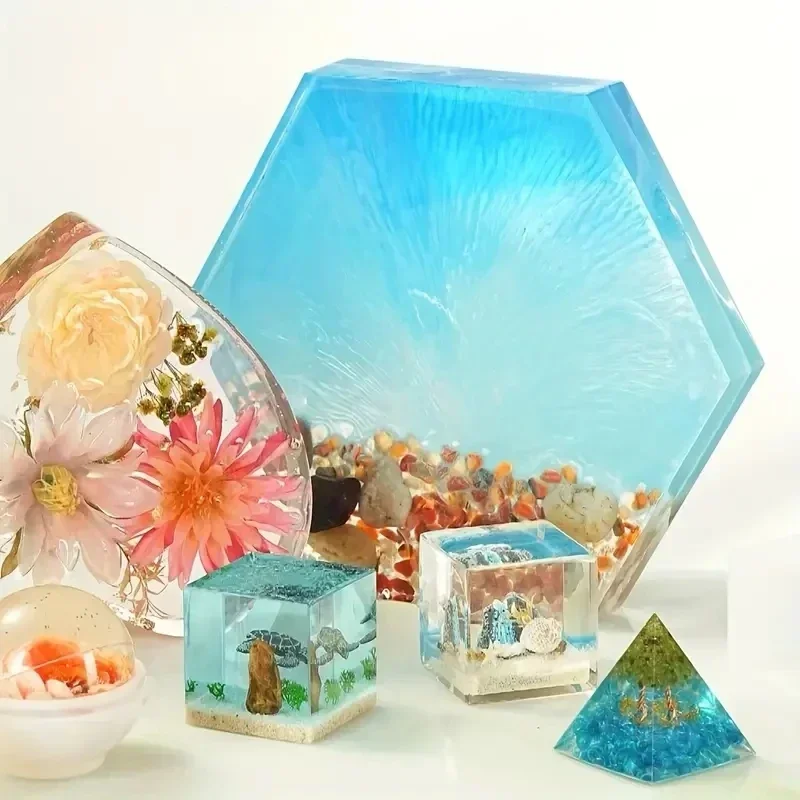 

Large Silicone Resin Molds Kit for Epoxy Resin Flower Preservation Ideal Starter Kit for Crafting And DIY Projects