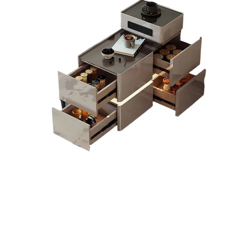 Sofa light luxury living room side multi-functional small coffee table modern simple storage