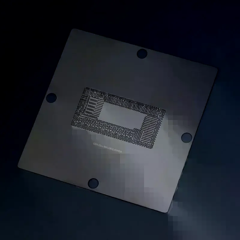 

Шаблон для CPU 12-го поколения I3 I5 I7 SRLD3 SRLD4 SRLD5 SRLD6 SRLD9 SRLD7 SRLD8, стальная сетка для CPU 1744BGA