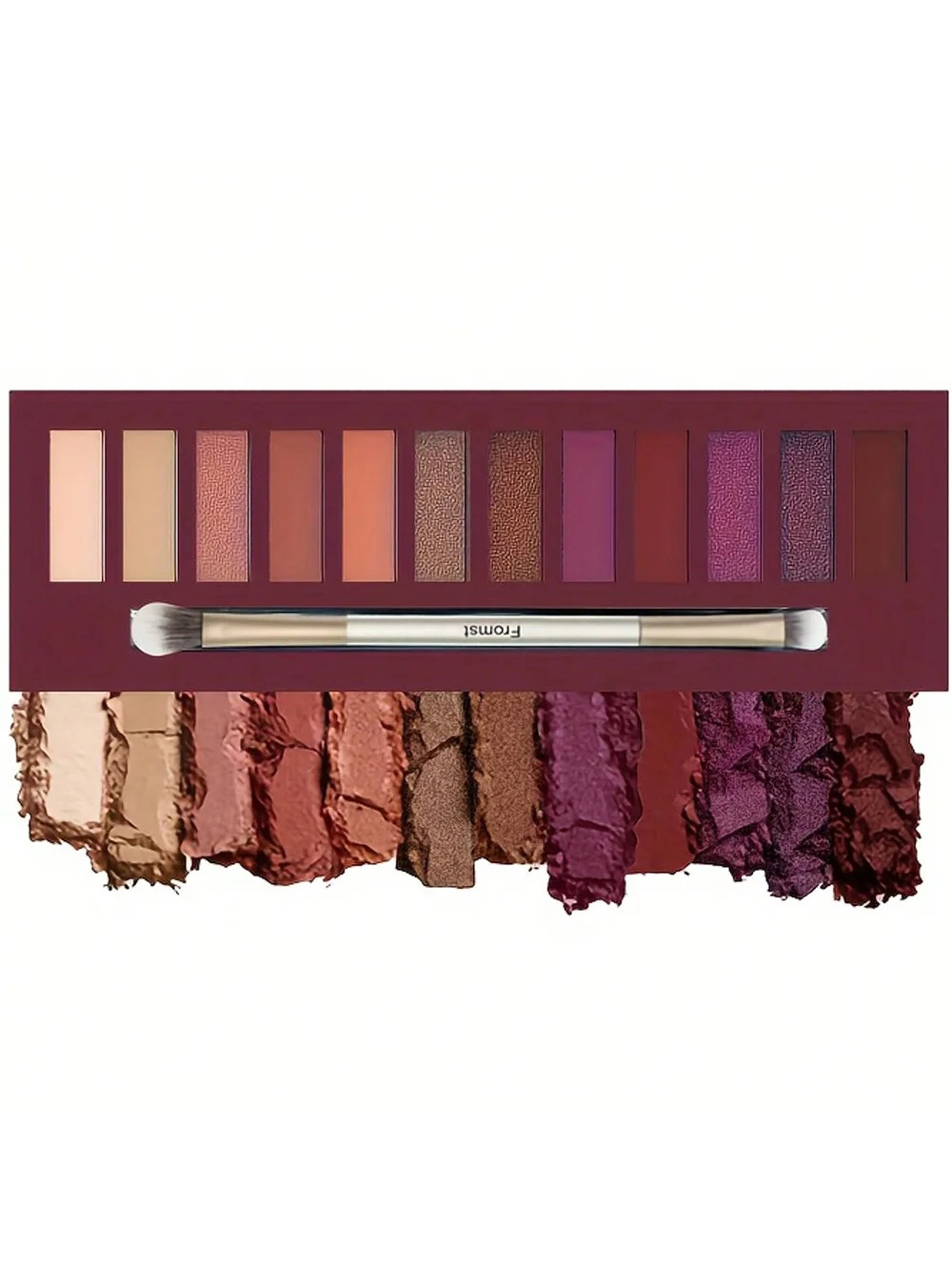 12 Colors Naked Heat Eyeshadow Palette a Perfect Halloween Makeup Gift for Your Best Friend and Partner