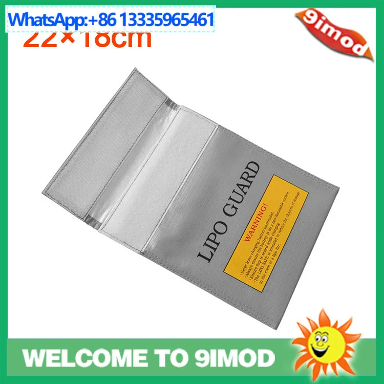Multifunctional model with lithium battery explosion-proof bag 22X18cm safety bag explosion-proof when charging