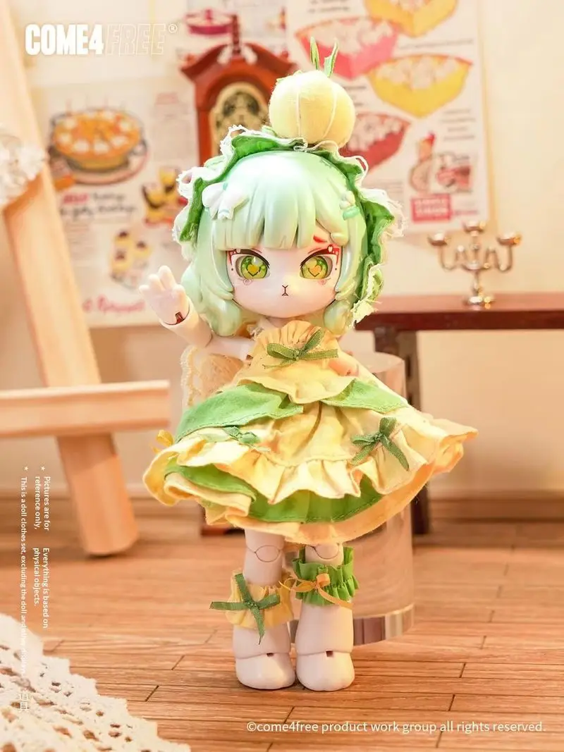 

Come4free Dessert Series Pumpkin Doll Clothes for Ob11 And 1/12 Bjd Dolls - Exclusive Clothing Set Not including the Doll