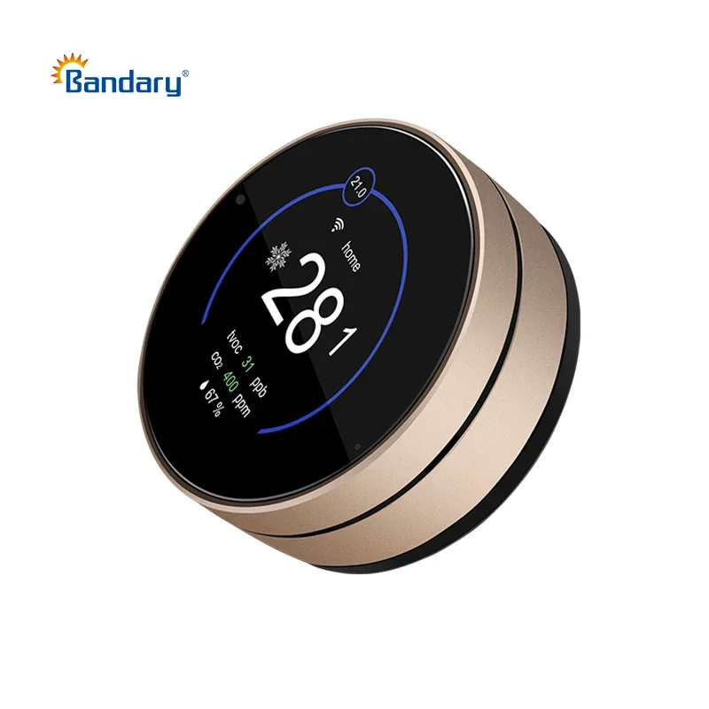 بانداري 24 فولت متعدد المراحل كول هيت ترموستات ذكي واي فاي وحدة تحكم بمضخة الحرارة المنزلية لنظام مضخة الحرارة مكيف الهواء #6