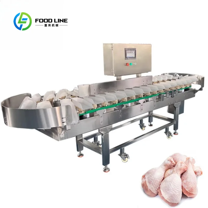 Automatic Weight Sorting Grading Machine for Fresh Fruit Vegetable Customized 3-18 Grades 160-280pcs/min Fruit Processing Plant