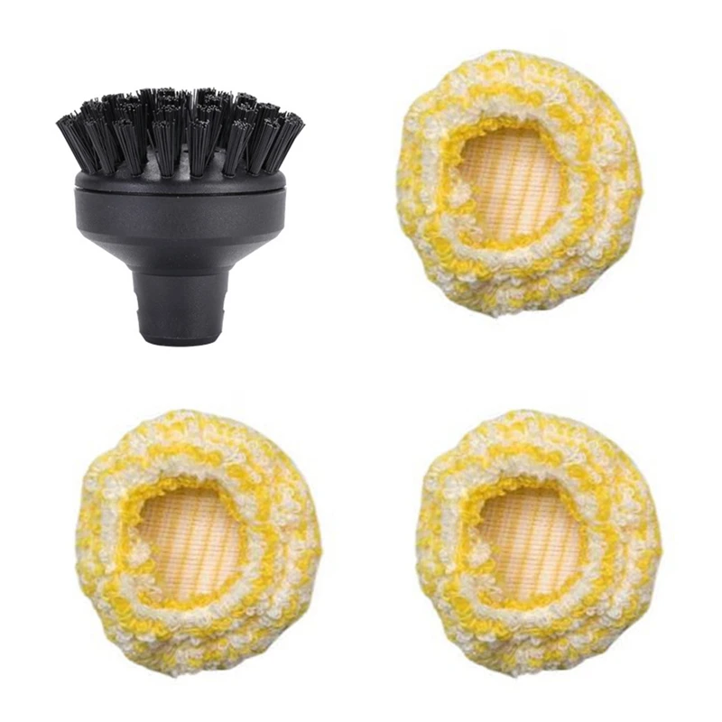 For Karcher SC2 SC3 SC4 SC5 Vacuum Steam Cleaner Accessories Large Round Brush Steamer Cover Microfiber Mop Cloth