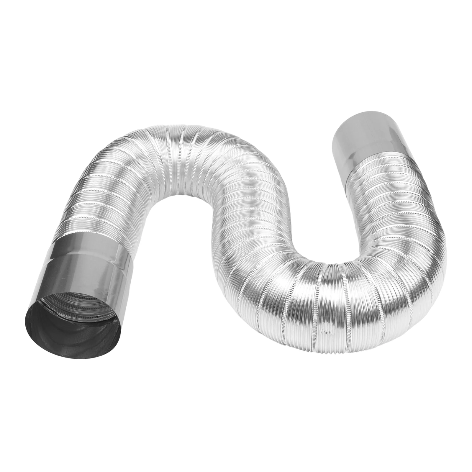 Home Installation Aluminum Foil Hose Adjustable for exhaust Pipe Length Ventilation System High Temperature Tolerance