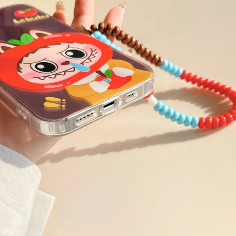 Funny Cartoon Runny Labubu for iPhone 16 Pro Max 11 12 13 14 15 Pro XS Max 7 8 Plus 15 Plus TPU Shockproof Anti fall Shell Y2k image 6