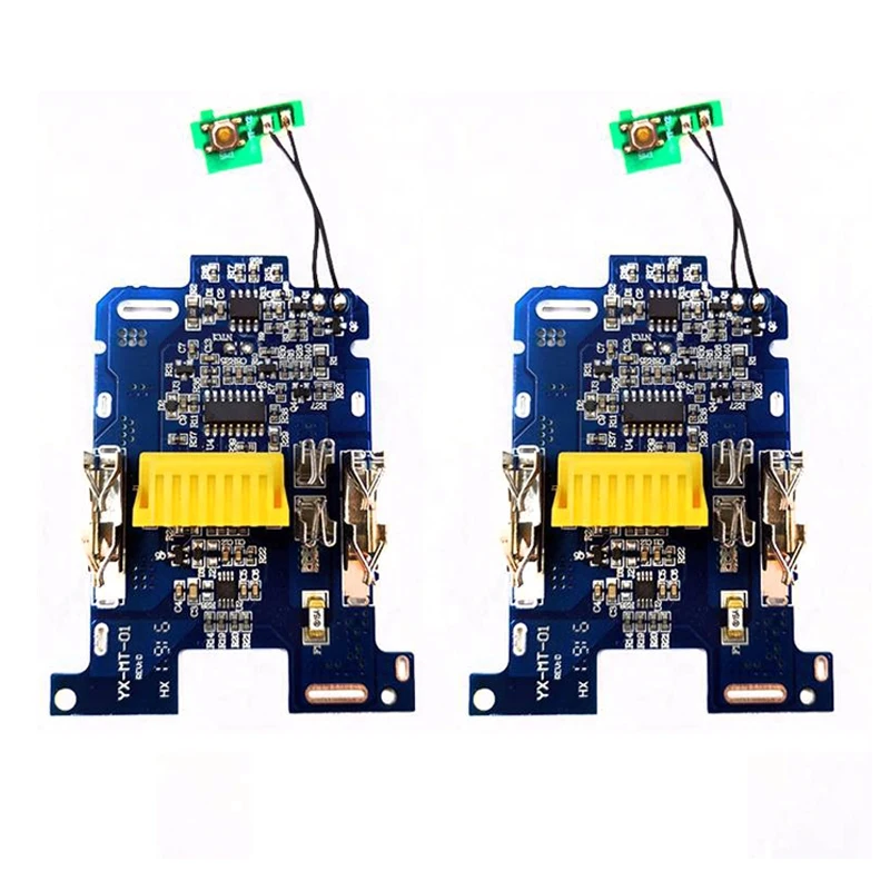 Li-Ion Bateria BMS PCB Carregamento Proteção Board para Makita, Ferramenta Elétrica, 18V, BL1830, BL1815, BL1860, LXT400, Bl185, 2pcs