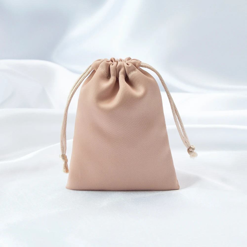 10pcs Small Satin Silk Drawstring Pouches