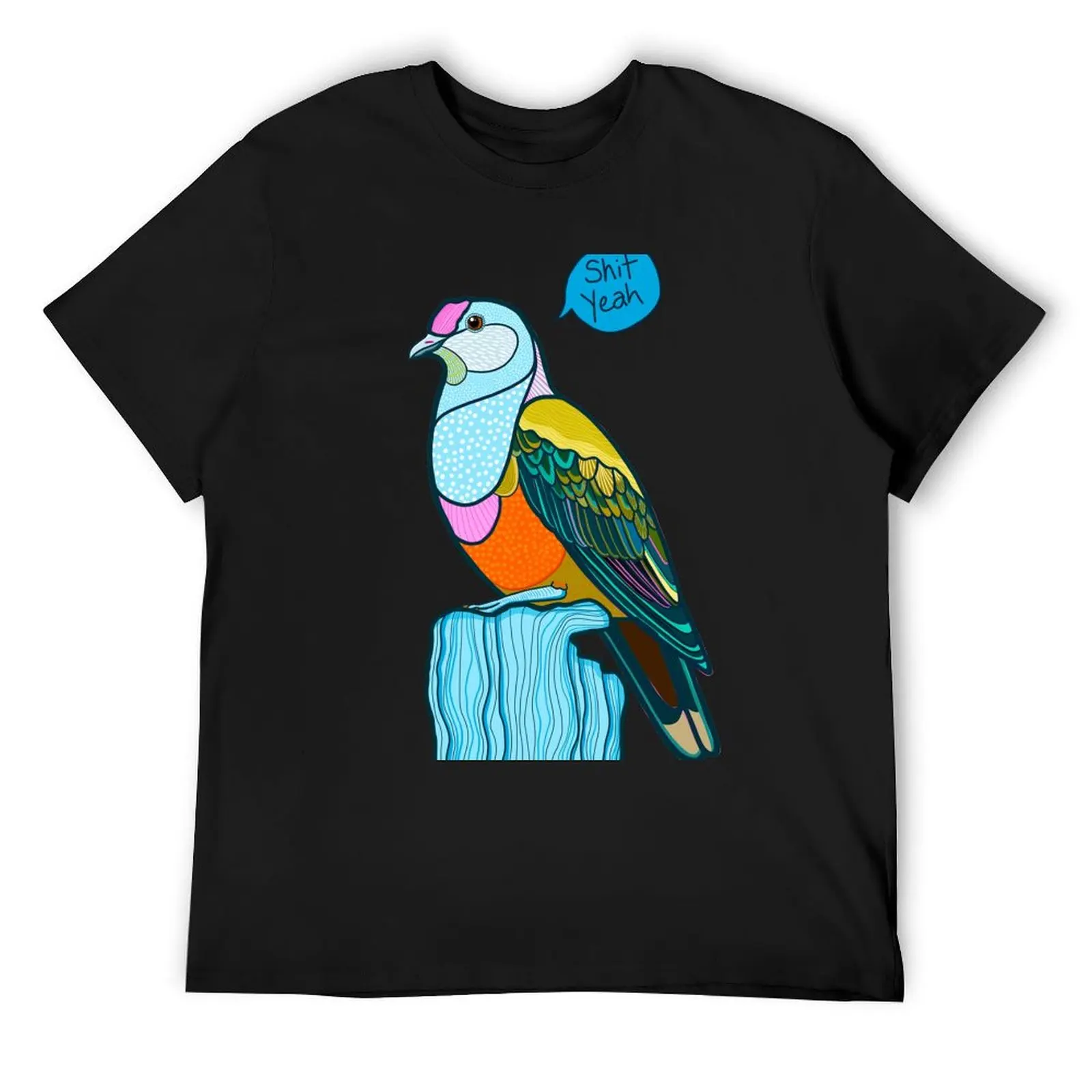 

Fruity fruit dove T-Shirt anime shirt animal prinfor boys Anime t-shirt hippie clothes mens shirts graphic tee