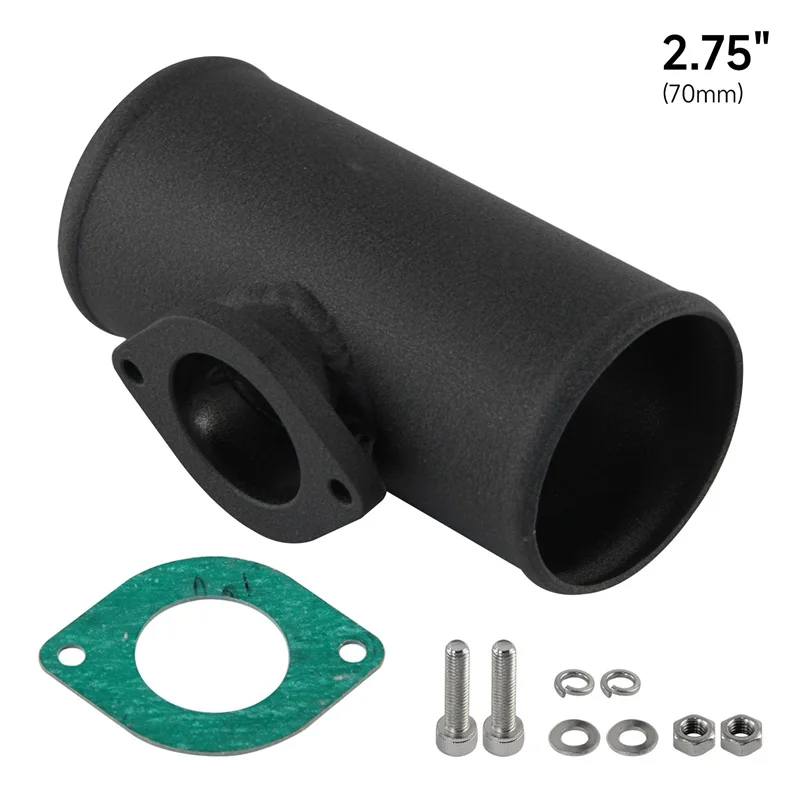 

Алюминиевая труба 2,75 дюйма, 70 мм, тип R RS RZ BOV, фланцевый адаптер продувочного клапана, серебристый/черный