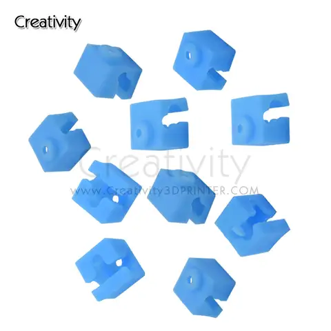 3/5/10PCS V5 Silicone Sock For I3 Mega series Chiron Predator 3D printer V5 J-head Hotend Kit E3D Bowden Extruder