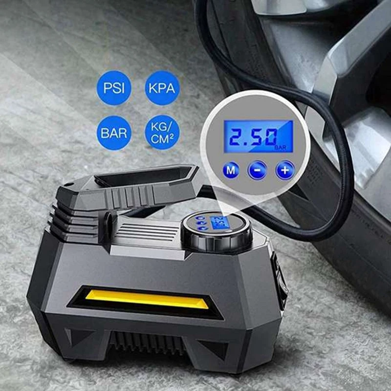 12V Car Wireless Portable Tire Pump Rechargeable Air Pump Mini Electric Car Travel Boat Air Compressor Tool