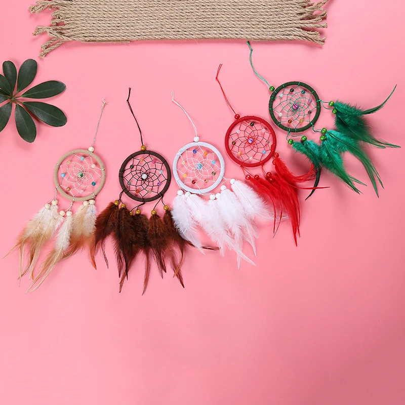 Hanging Drop Feathers Dream Catcher Hangings Fresh Ornaments Car Gifts Simple Creative Vintage Home Decorations Bedroom Decor