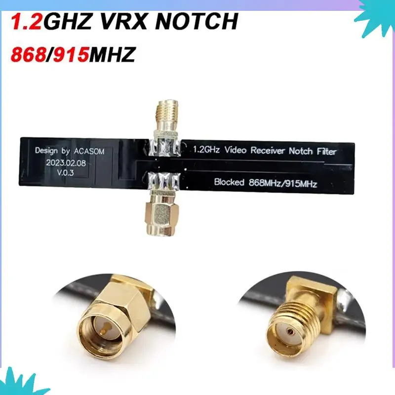 Filtro de muesca ABZW 1,2 Ghz VRX 868/915 Mhz mejora la recepción de vídeo para 1,2-1,3 Ghz Compatible con piezas TBS Crossfire
