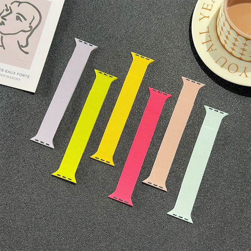 Magnetic Strap for Apple Watch Band 45mm 44mm 40mm 46mm 41mm 42 mm 38 Silicone Bracelet iWatch Series 10 9 8 7 6 Se Ultra 2 49mm image 3