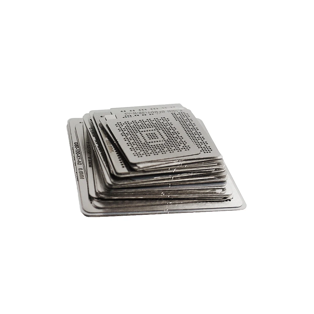 LY 27pcs Universal Direct Heating Stencils BGA Rework Station Tools for Chips Reballing