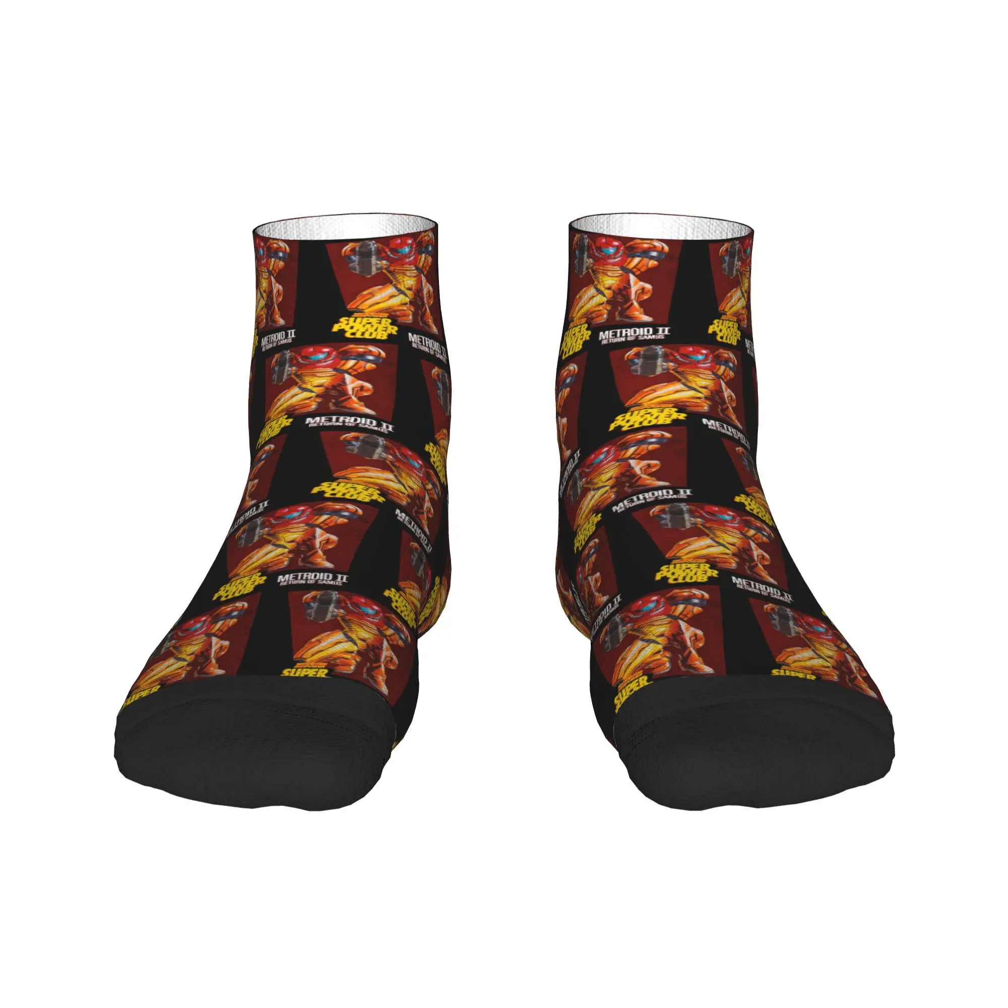 

Metroid II Return of Samus Metroid Samus Aran Носки Чулки Харадзюку Всесезонные носки Аксессуары для мужчин и женщин Подарки