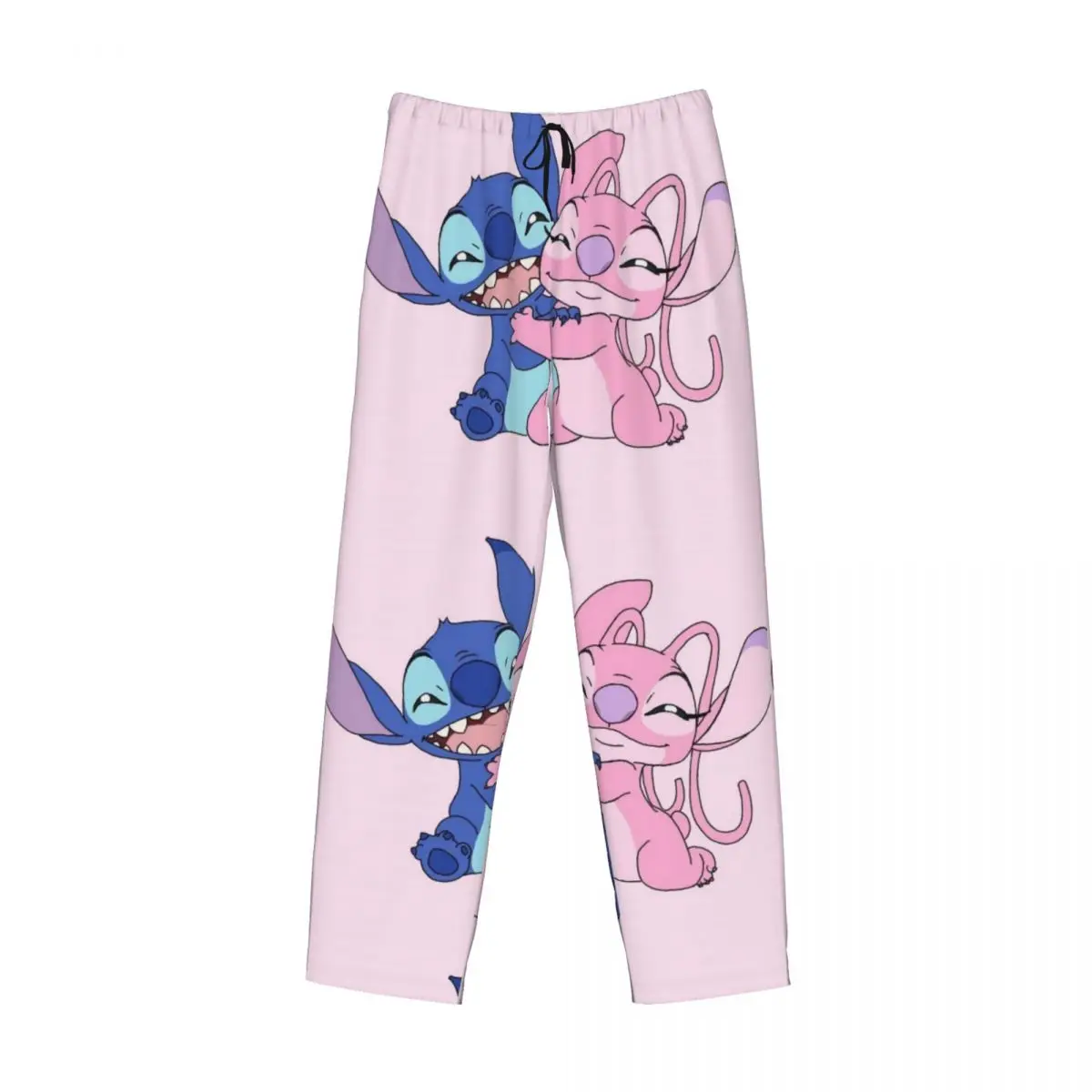 Pantaloni da pigiama personalizzati Lilo e Stitch Pigiami da uomo Pantaloni da notte elasticizzati con tasche