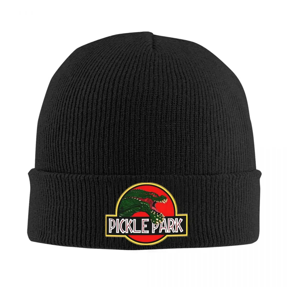 PICKLE PARK Knitted Hat Beanie Winter Hats Warm Color Cap Men Women