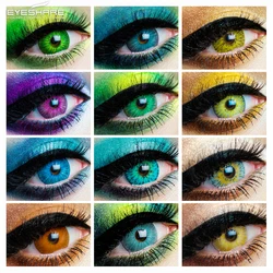EYESHARE Color Contact Lenses for Eyes 1pair New York Pro Series Hazel Gray Cosmetics Pupils Colored Contact Lenses Yearly Use