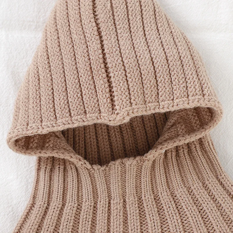 Baby Hat Knitted Newborn Girl Boy Cap Fashion Warm Infant Children Clothing Accessories 0-3Y Neck Overall Winter Autumn Headgear