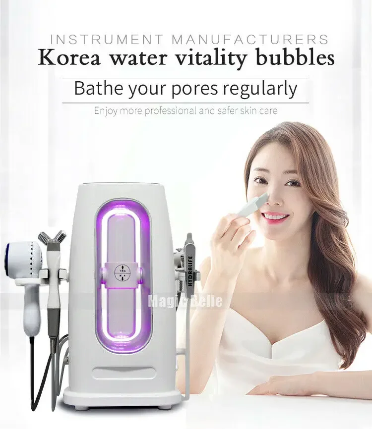 Hydra Dermabrasion Lifting Spa Facial Machine / Aqua Facial Cleaningl Machine /water Peeling Dermabrasion