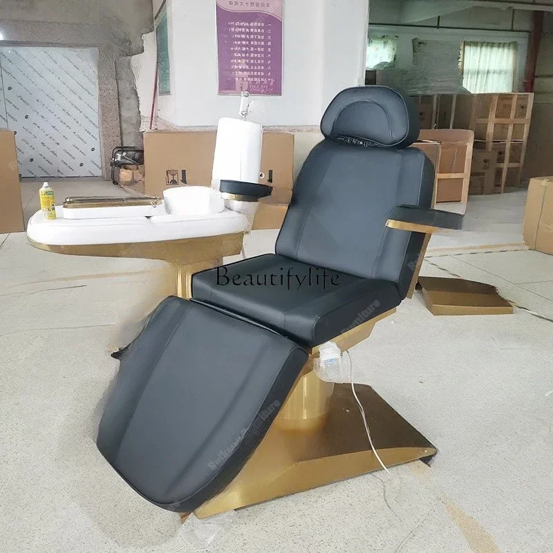 

04beauty salon massage beauty treatment spa electric rotating 360 degree beauty bed