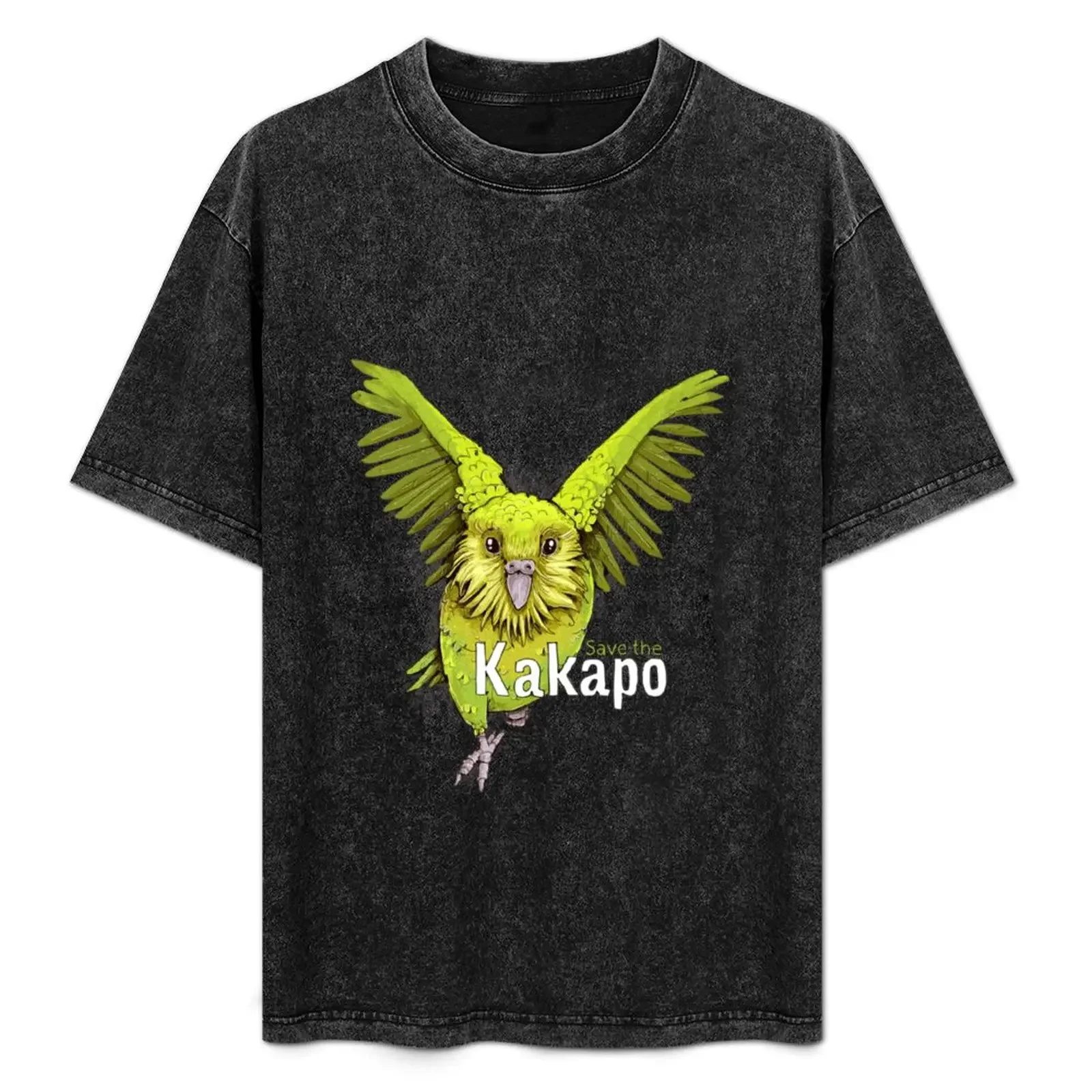 

Kakapo - The parrot from New Zealand T-Shirt cotton t shirt pack t shirts for man slim fit T-Shirt