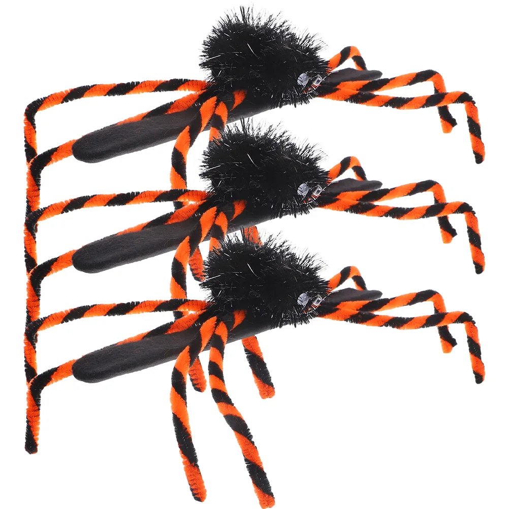

Three-dimensional Spider Patting Circle Halloween Party Favours Slap Bands Bracelets For