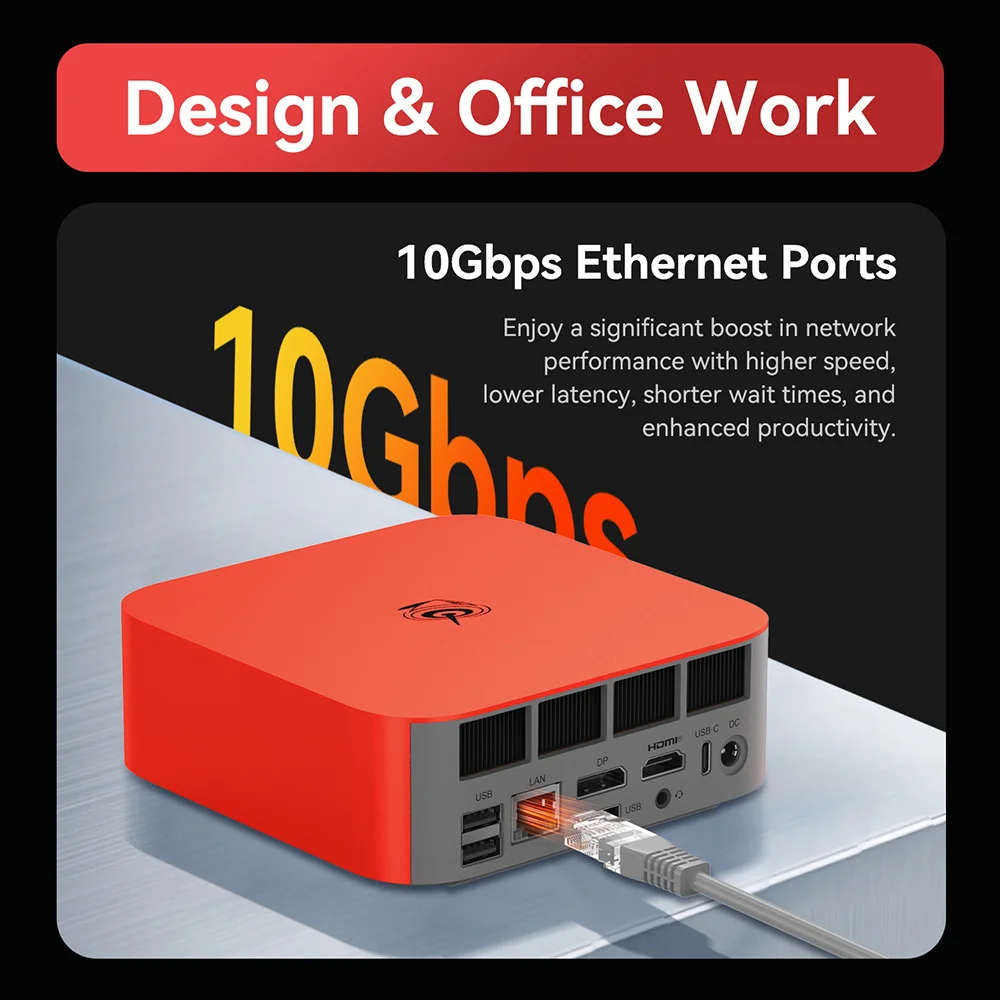 Beelink SER9 Pro Max AMD Ryzen 7 H255 24GB LPDDR5X RAM 1TB NVMe SSD Win 11 Ubuntu Type C Wifi6 BT5.2 Gaming PC SER9 HX370 HX470