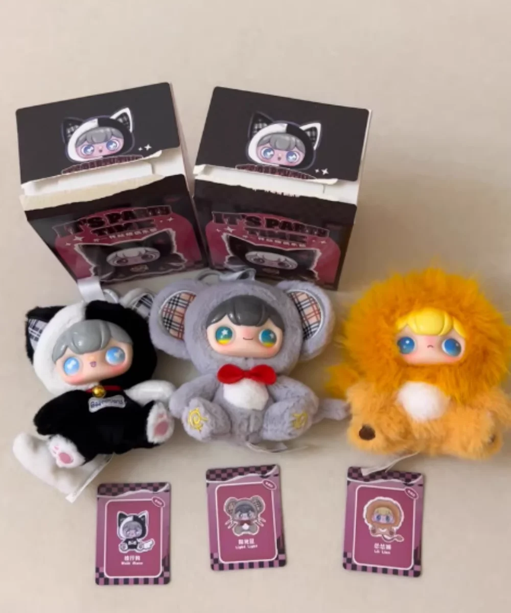 

Genuine Kokka It'S Party Time Series Blind Box Lovely Vinyl Plush Bag Pendant Kokka Mystery Box Figure Doll Trendy Toys Gift