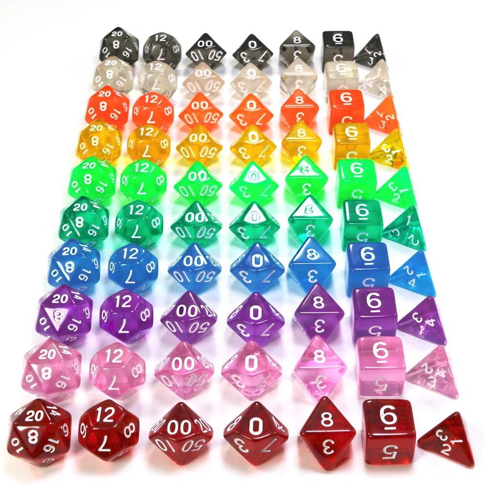 Dices For Gaming Cubes For DND High Quality Dice Set Perfect Finish 25 Different Colours Available For Board Games DND RPG Games