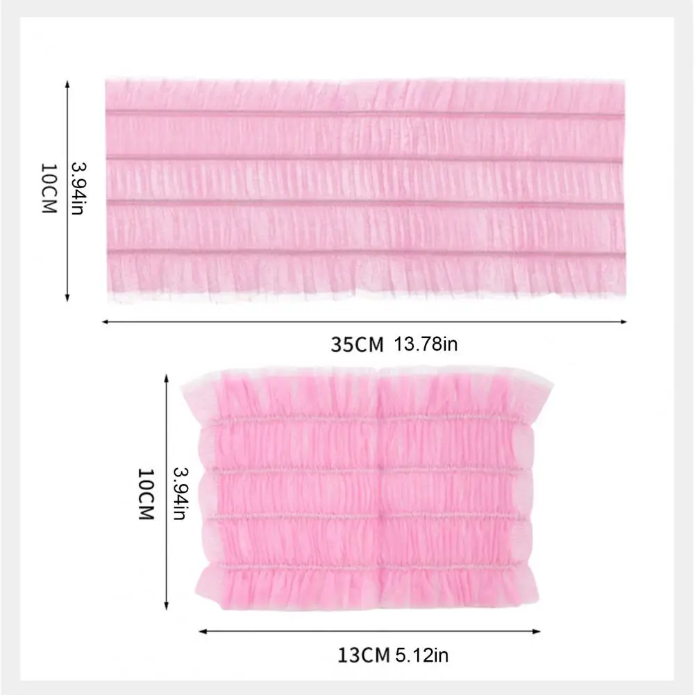 Massage Headband 100pcs Disposable Spa Headbands Soft Breathable Hair Bands Elastic Non-woven Makeup Beauty Salon Travel Hair