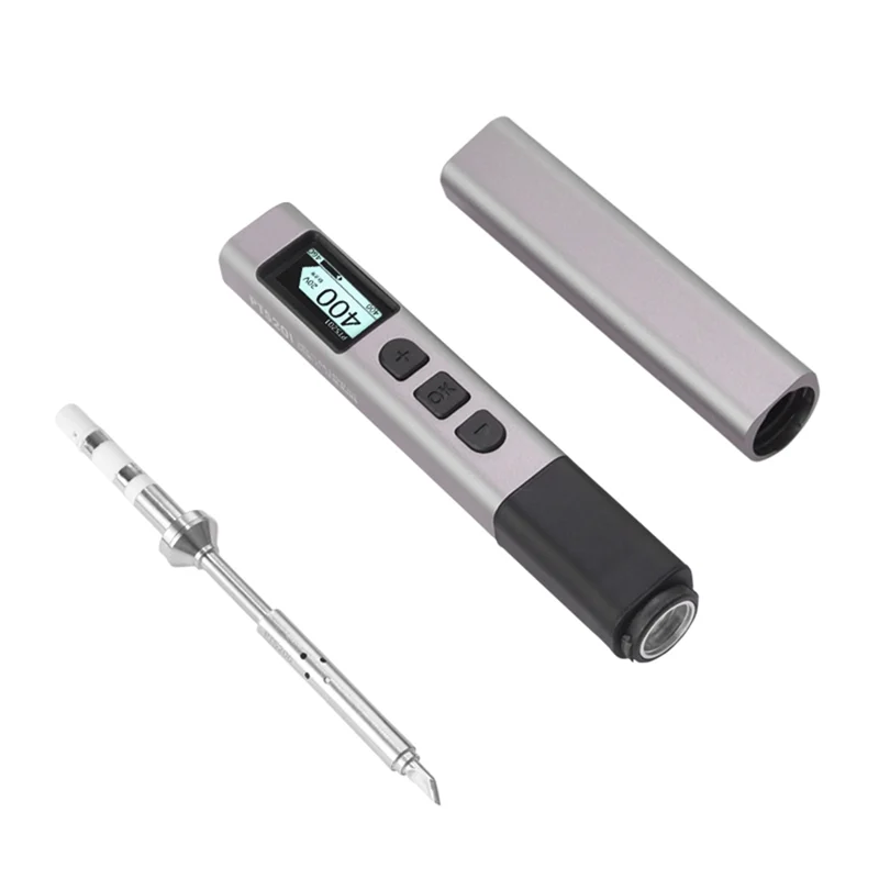 PTS201 PD 100W Smart Soldering Iron Portable Solder Station PID Temperature Control For Electronic DIY Repair BC2-A45M