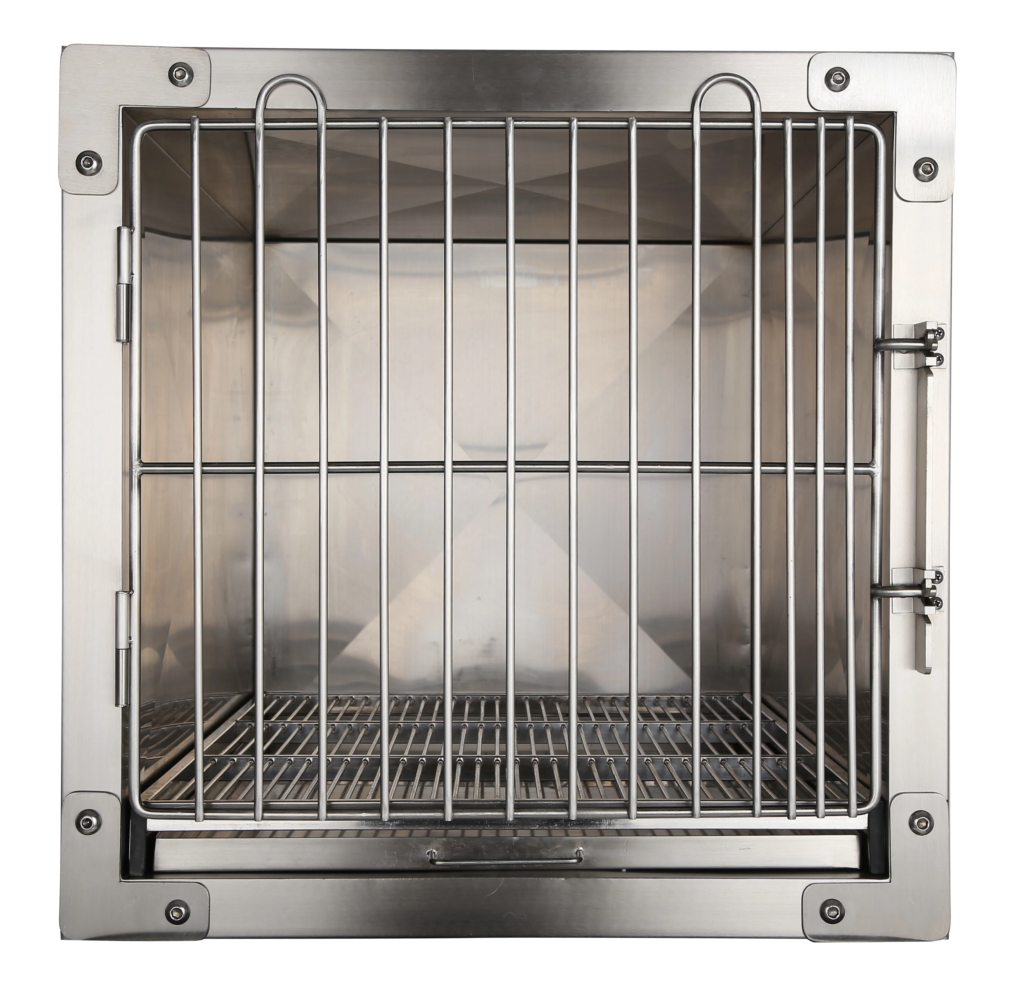 Custom Sturdy Combination Setting HF-508 Commercial Veterinary Cage 304 Stainless Steel Dog Cage