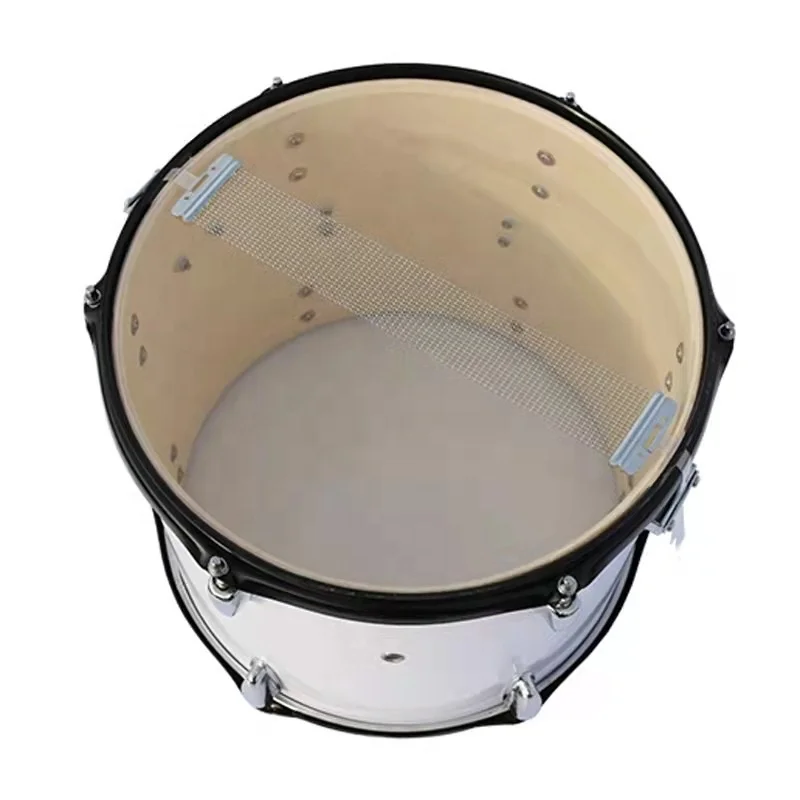 marching snare drum with white heads wholesale of various sizes and colors by manufacturers