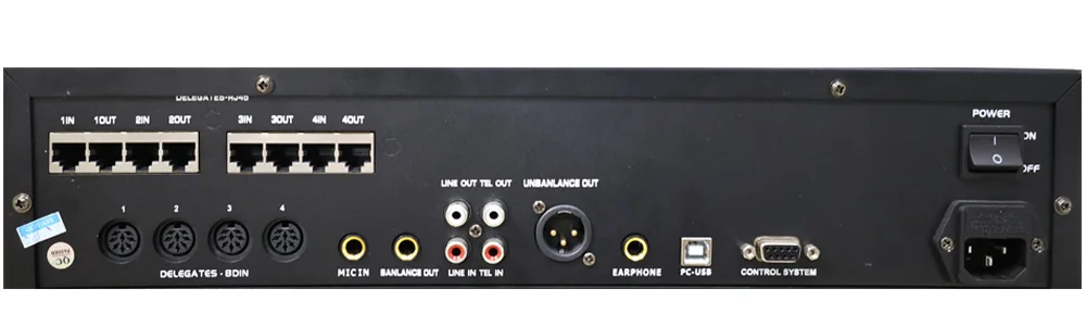 TLF Audio vidéo tout-numérique système de conférence filaire et sans fil hôte avec fonction de suivi vidéo Discussion discours dérive Functi