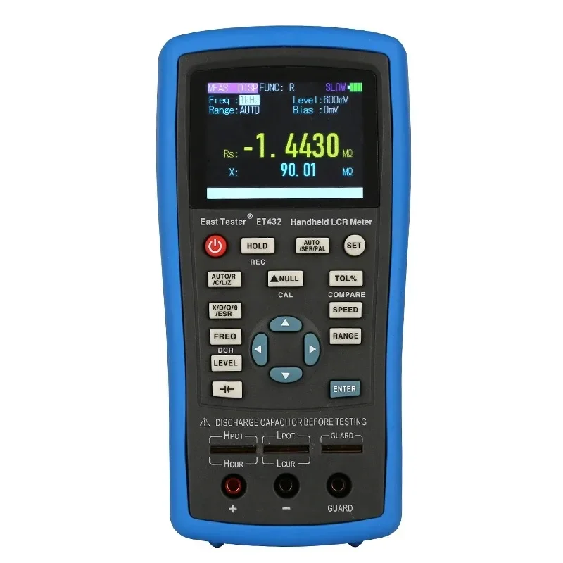 For^-New LCR Digital Bridge Meter ET430 ET432 USB Handheld High Precision Capacitance Inductance Test Digital Display/*.