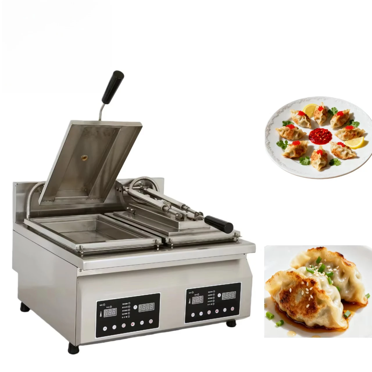 Hot Sell Commercial Stainless Steel Automatic Restaurant Japan Dumpling Siopao  Gyoza Fried Making Machine