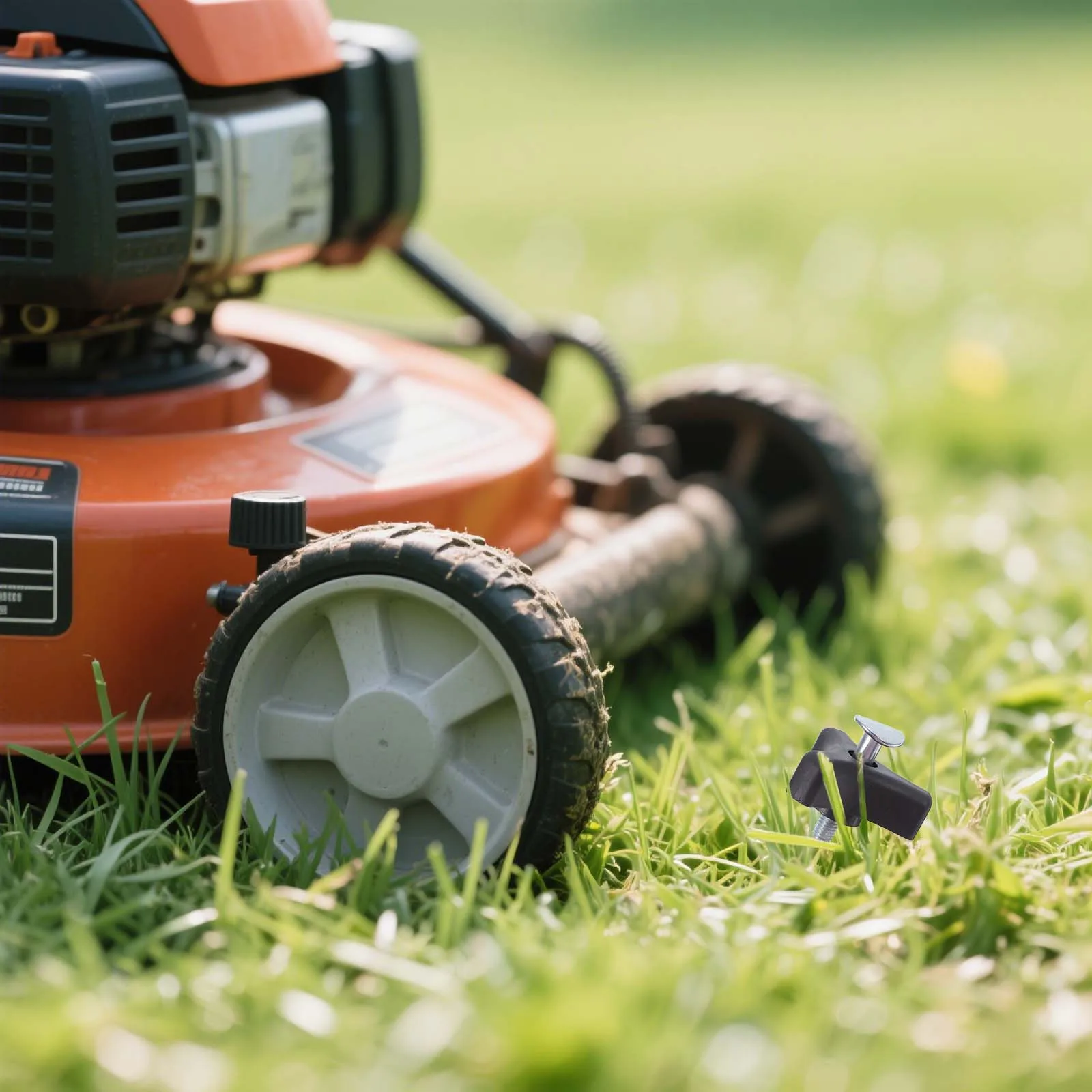 3pcs Triangle Handle Plastic Grip For Lawn Mower Trimmer Replacement Universal Tool Fastening Bolt Comfortable Secure